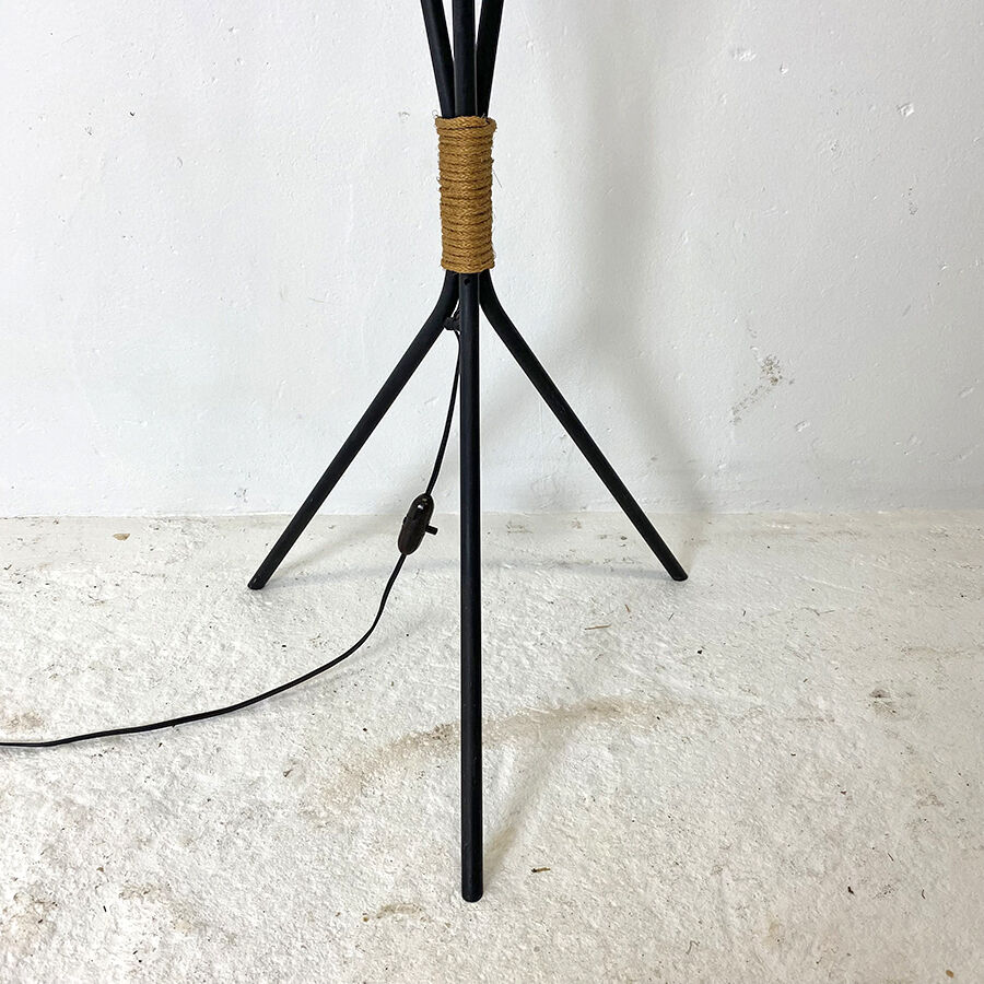 Vintage tripod floor lamp 60's