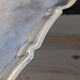 Antique silver-plated metal tray with gilt edges – Grape cluster motif