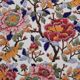 Polylobed dish Peonies earthenware of Gien