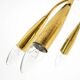 Beautiful large 9-arm Mid-Century Modern brass Sputnik ceiling lamp