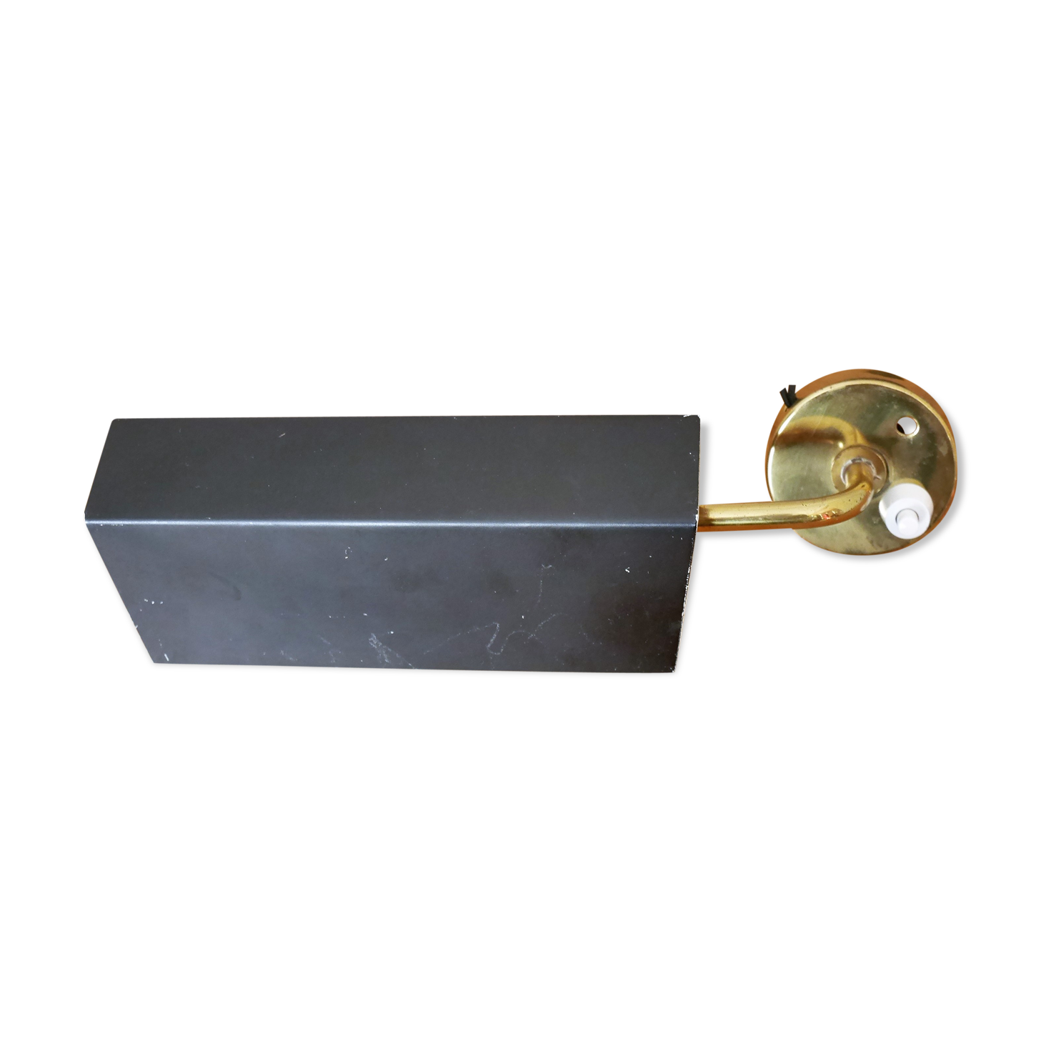 Wall light brass and black years reflector 50
