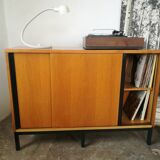 Vintage top sideboard from the 80s, sliding doors