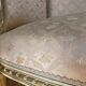 Louis XVI ivory and gold basket bench