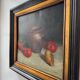 Tableau nature morte huile sur toile ancienne