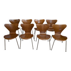8 chaises arne jacobsen