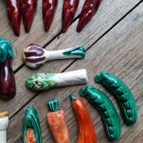 Lot 20 holder knives slurry Vegetables