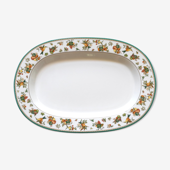 Villeroy & Boch porcelain serving oval dish. Heinrich Golden Birds