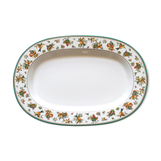 Villeroy & Boch porcelain serving oval dish. Heinrich Golden Birds