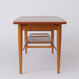 Danish extendable teak coffee table 1960s