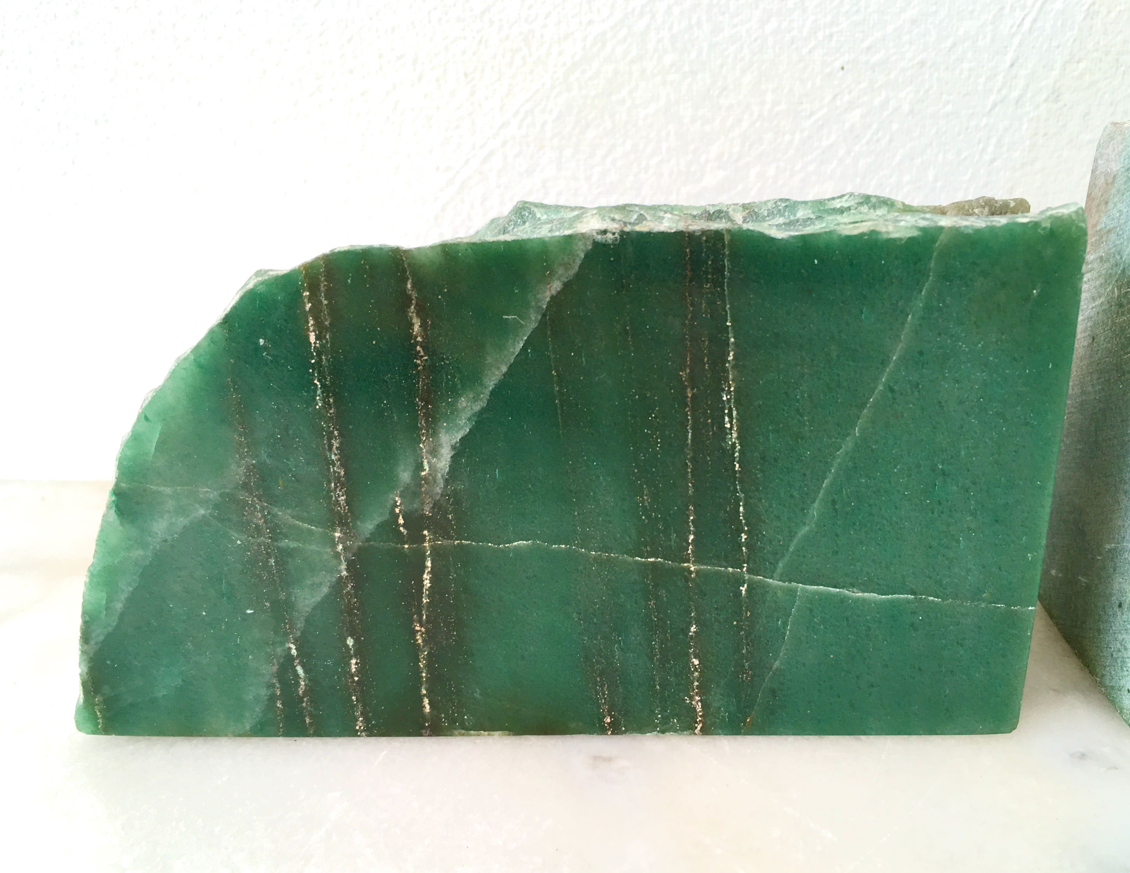 Serre-livres en malachite