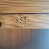 Scandinavian teak dining table signed Johannes Andersen for MSK Mobler