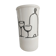 Vase with a relief design of bottles and glasses