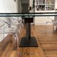 Table de repas roche bobois avec 2 allonges de 40 cm intégrées