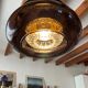 Vintage scandinavian pendant lamp "bubblan" design carl fagerlund ,orrefors, sweden