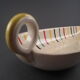 Empty cup pocket ravier vintage earthenware from LONGCHAMP FRANCE circa 1950 1960