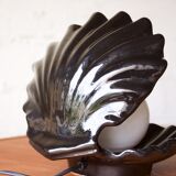 Vintage shell table lamp 80s
