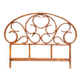 Tête de lit bambou rotin vintage 1970 L166