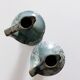Pair of Sarreguemines vases with crystal glazes