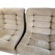 Set of 2 vintage meurop modular armchairs / single seat