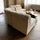 Canapé modulaire 5 pièces / salon vintage / fauteuil rétro