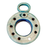 Pique flowers or pikes blue ceramic candles