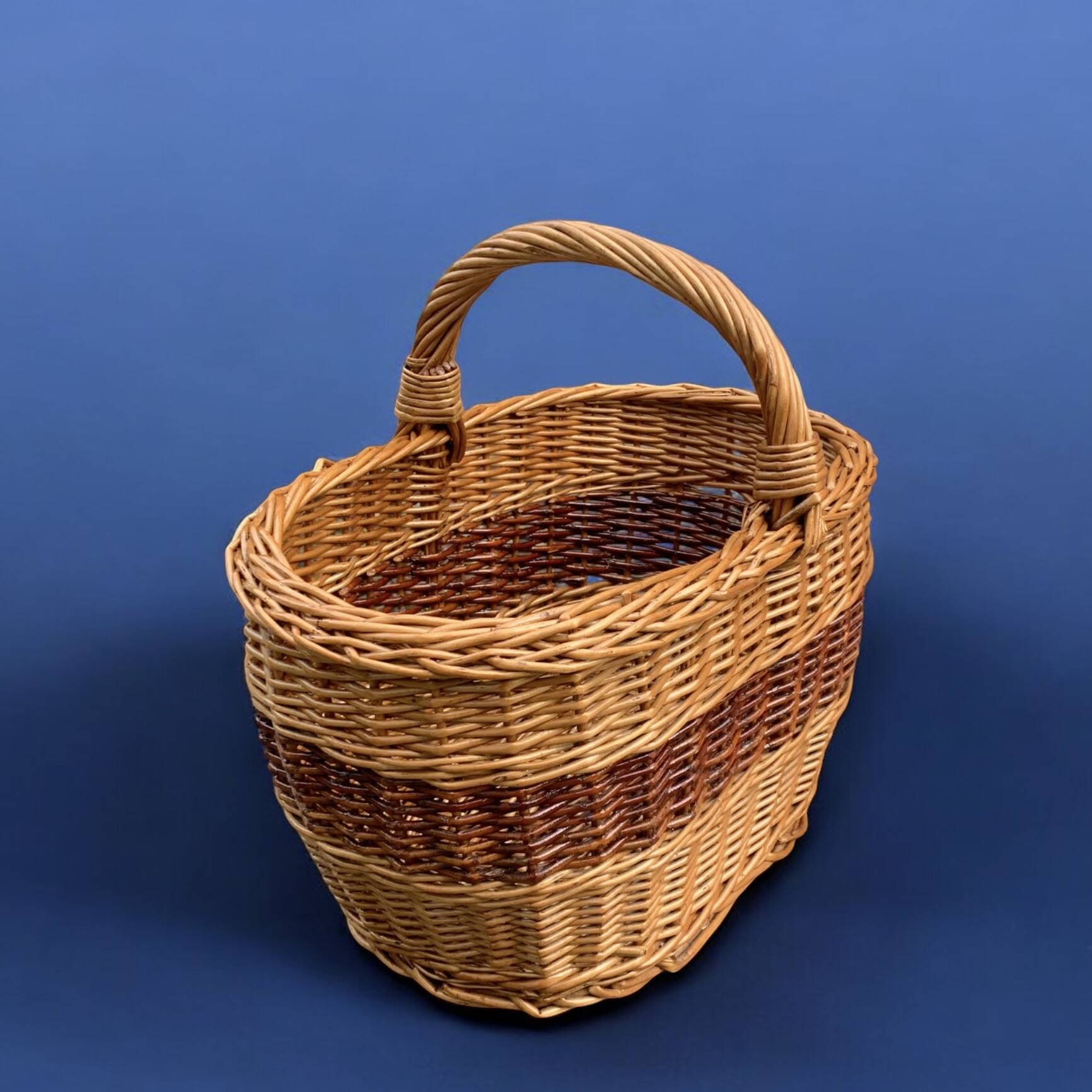 Vintage wicker basket