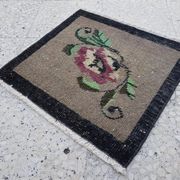Small vintage decorative kilim rug 54x50 cm