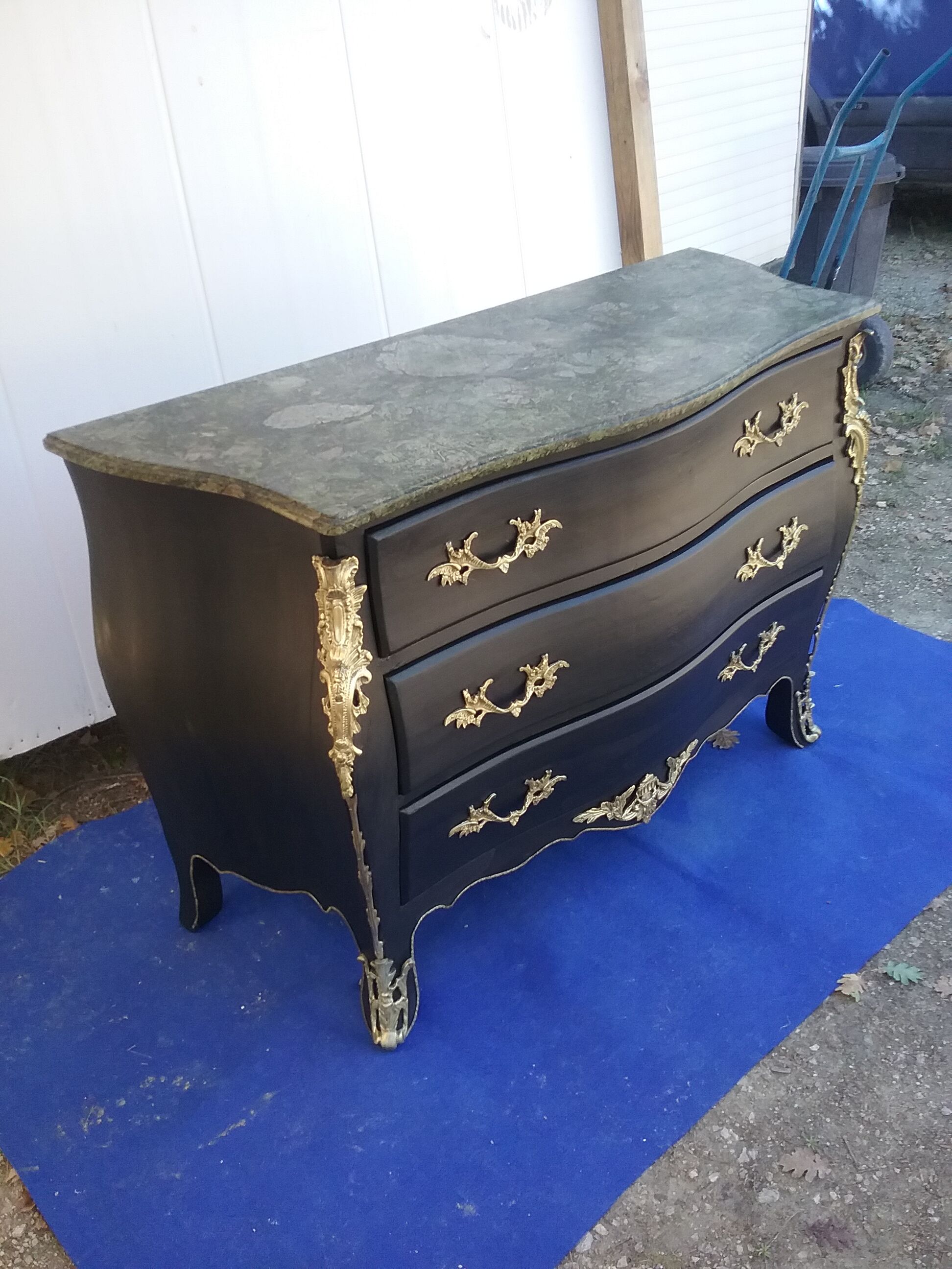 Commode style L. XV black
