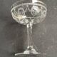 6 Champagne glasses – Saint Louis Christmas service rock crystal engraving 3540