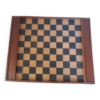 Jeu de dames ancien en bois