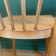 Pair of vintage bistro chairs with slats in beech (1960) - Style