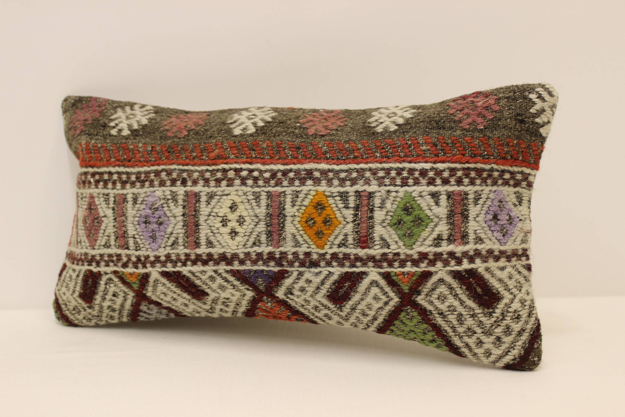 Turkish kilim cushion, 20x40 cm, YK-213