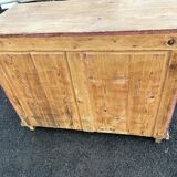 Superbe commode ancienne en bois massif – Style anglais / XIXe siècle