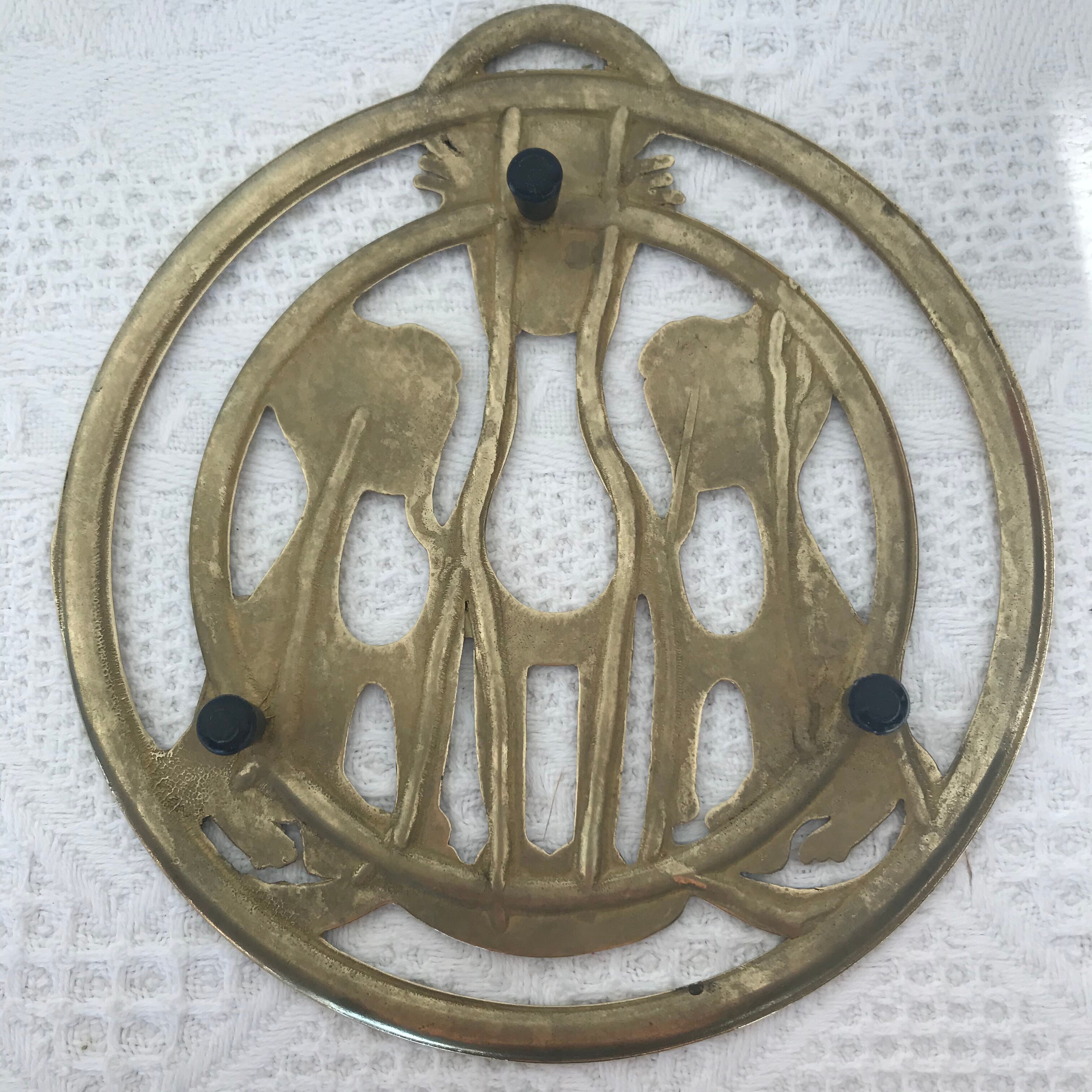 Brass underside