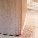 Travertine coffee table