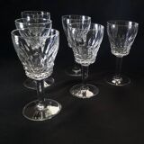 Vsl, 6 mery model crystal glasses.