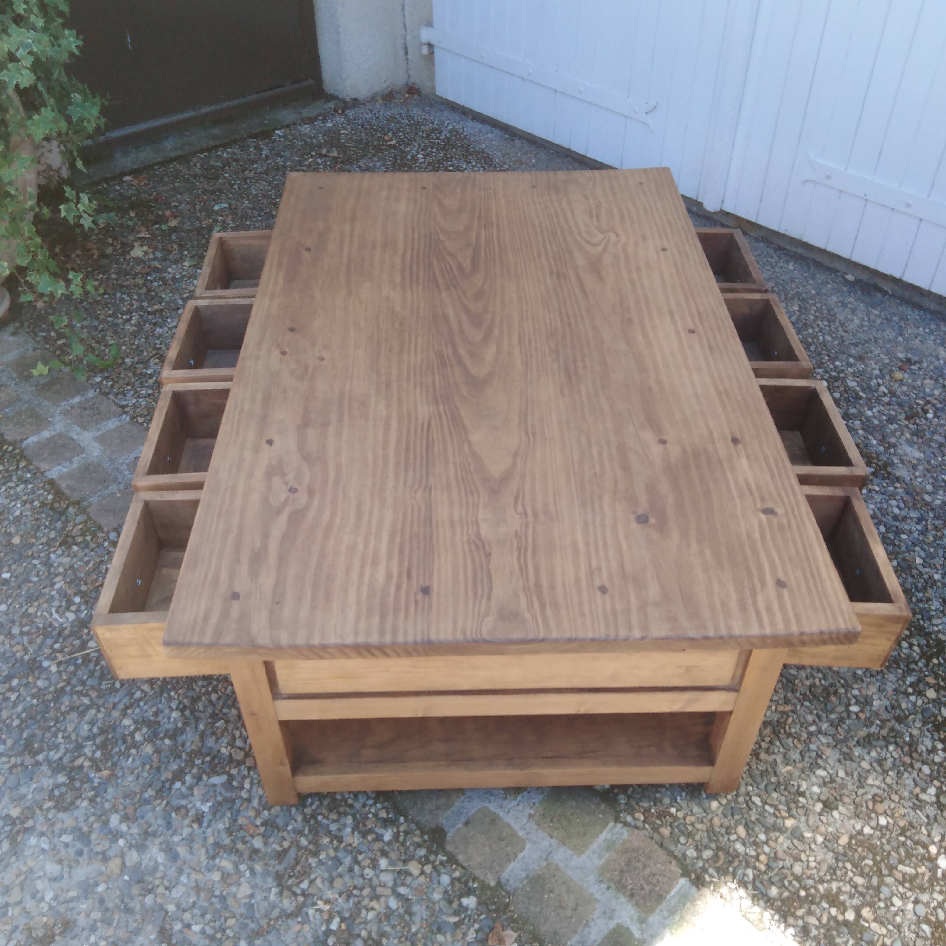 Table basse de ferme