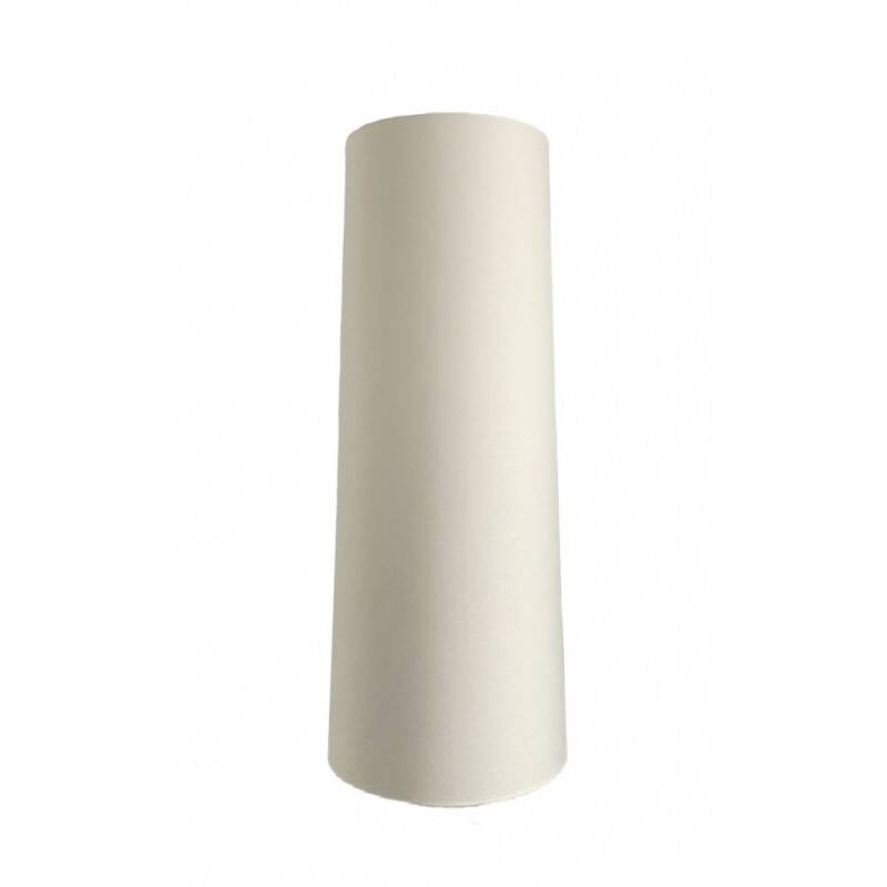 Thick conical ecru lampshade H90 D35 d30