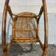 Vintage rocking chair in rattan – 1960s/70s