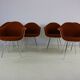 Set of six dining chairs by Charles Eames