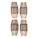 Set of 4 storage compartments