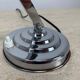 Modernist Art Deco desk lamp, chrome metal, 1930s/40s