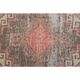 Vintage Turkish Hand-Knotted Wool Cotton Red Runner Rug 85x386