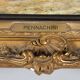 Old painting signed Domenico Pennacchini, oil on hard panel from the 19th century.