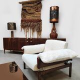 Vintage rare Brazilian lounge chairs Percival Lafer 1960s