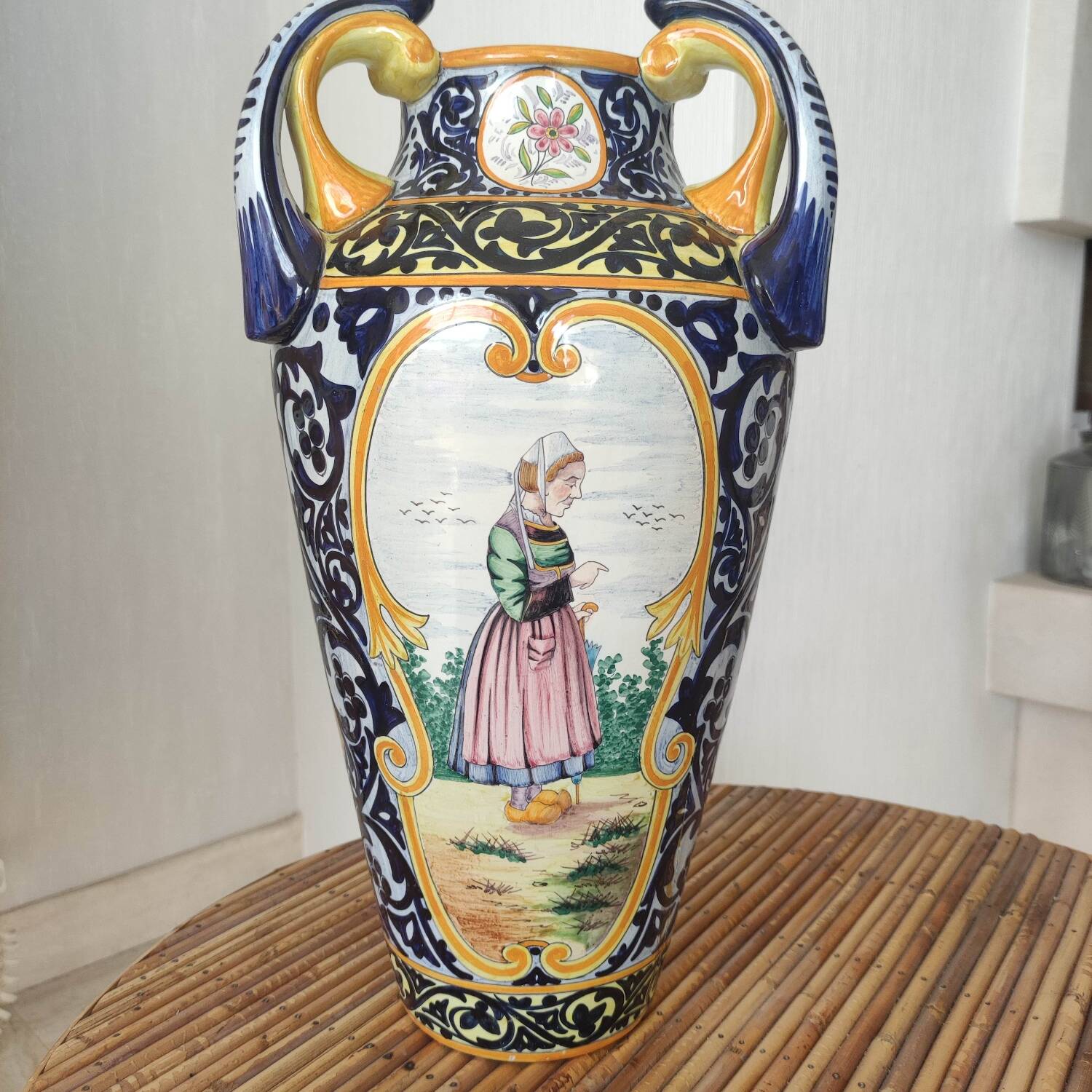 Vase Henriot Quimper ancien