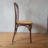 Bistro chair in wood and cannage