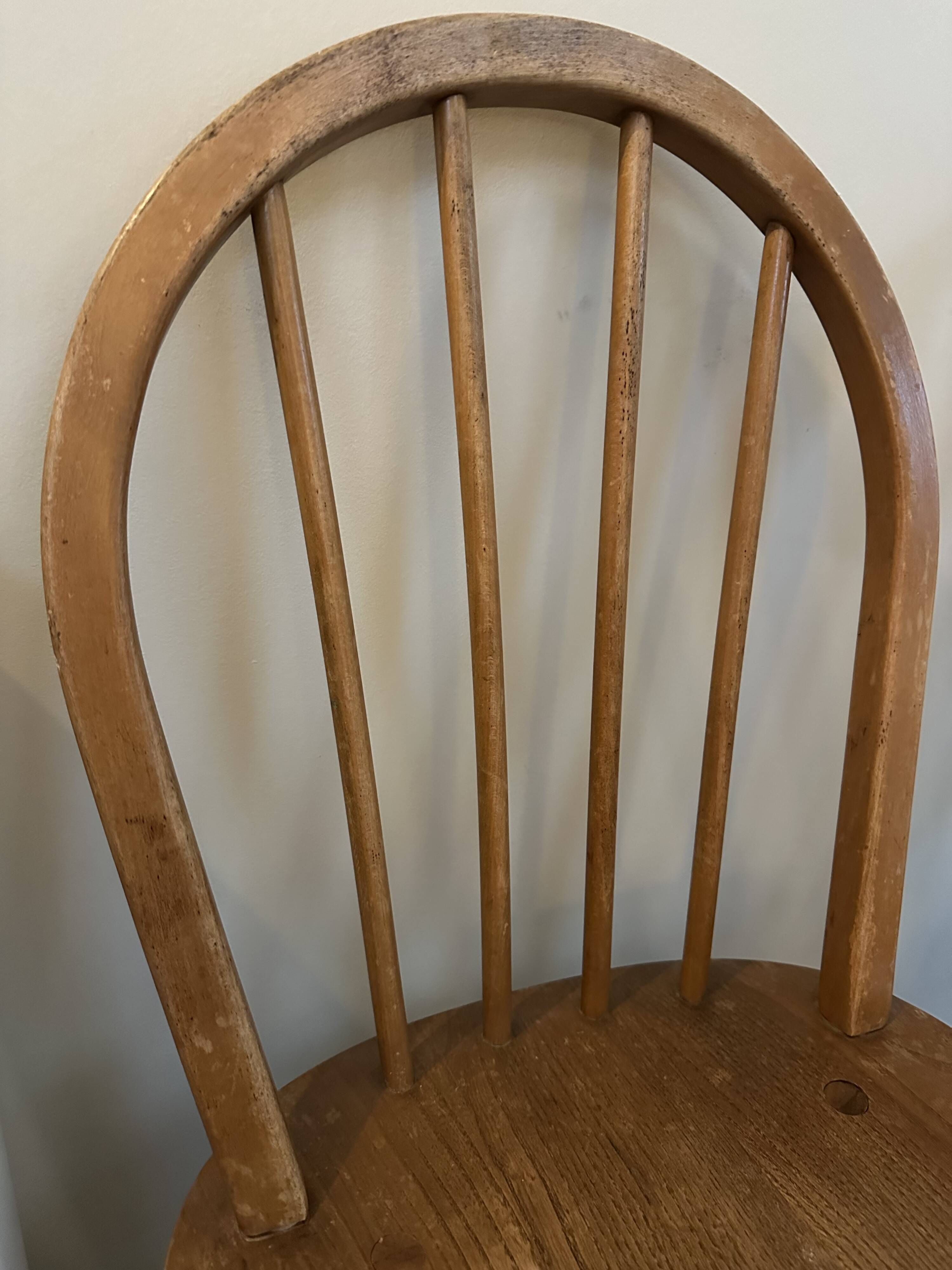 Lot of 4 Ercol chairs BS 1960 JH 2056