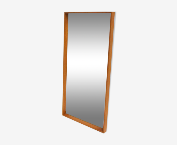 Miroir scandinave en teck, Fröseke, Suède, 1960 - 102x50cm