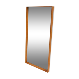 Miroir scandinave en teck, Fröseke, Suède, 1960 - 102x50cm